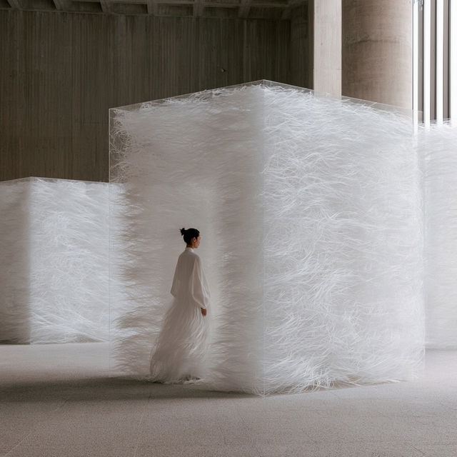 Tokujin Yoshioka style, Midjourney V8.2, render 3 of 4