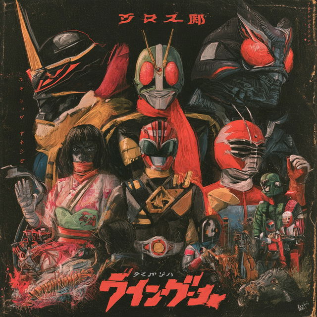 Tokusatsu style, Midjourney V8.2, render 2 of 4