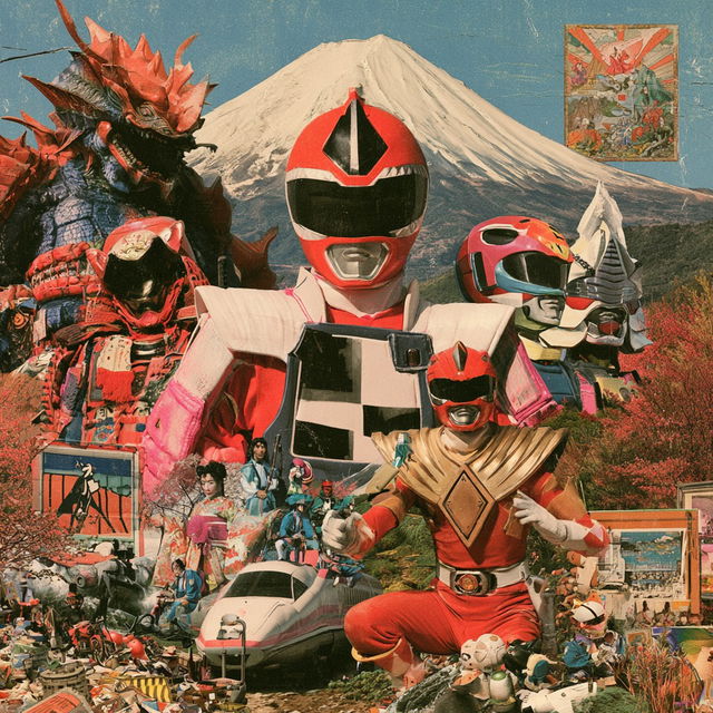 Tokusatsu style, Midjourney V8.2, render 1 of 4