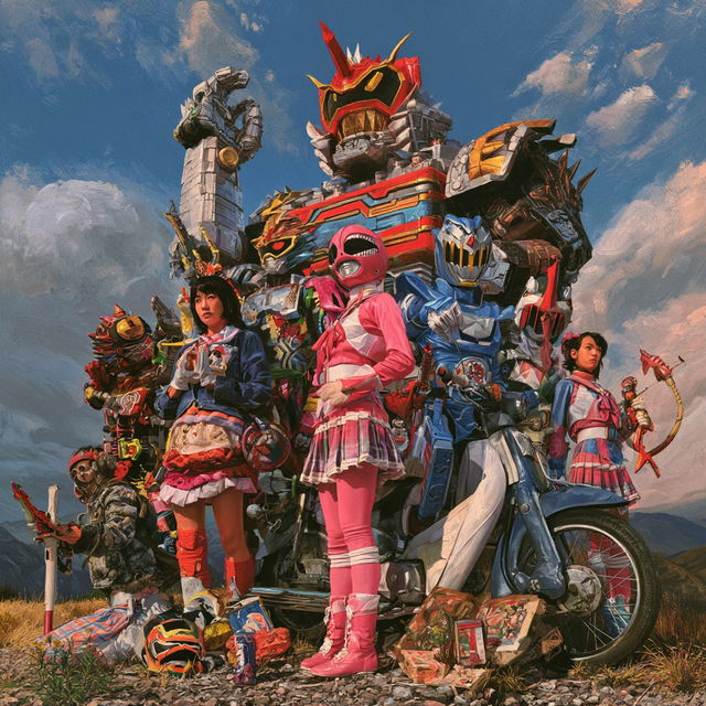 Tokusatsu style, Midjourney V8.2, render 4 of 4