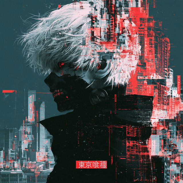 Tokyo Ghoul style, Midjourney V8.2, render 2 of 4