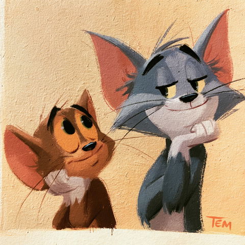 Tom and Jerry style (Titles), Midjourney V8.2
