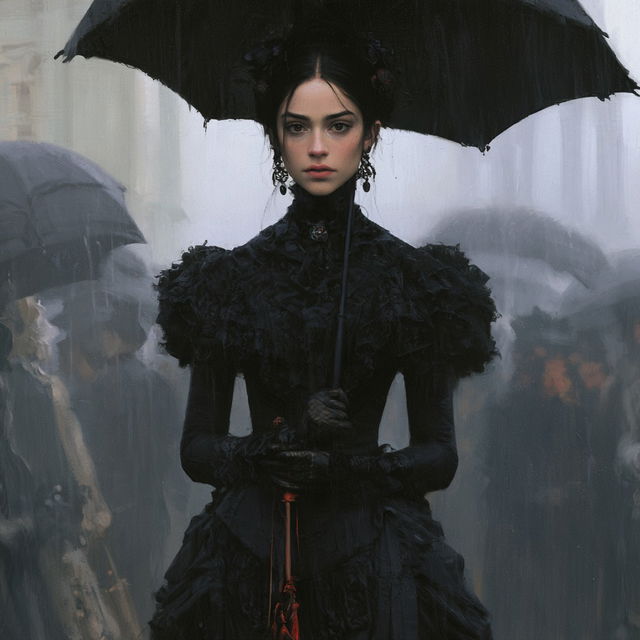 Tom Bagshaw style, Midjourney V8.2, render 1 of 4