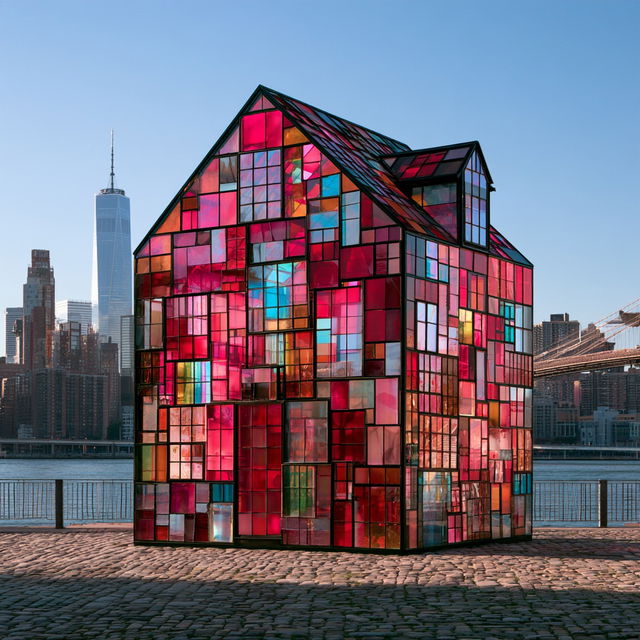 Tom Fruin style, Midjourney V8.2, render 3 of 4