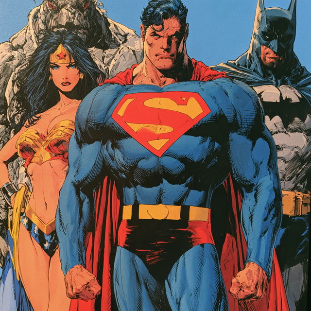Tom Grummett style, Midjourney V8.2, render 2 of 4