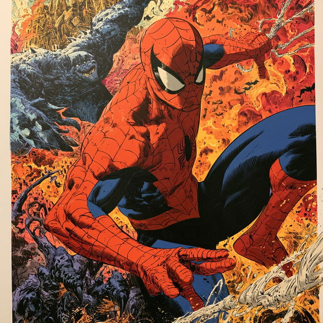 Tom Grummett style, Midjourney V8.2, render 4 of 4