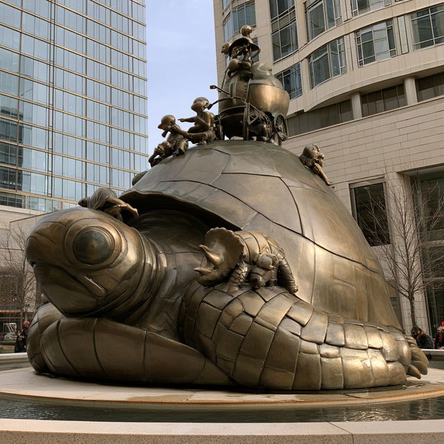 Tom Otterness style, Midjourney V8.2, render 4 of 4