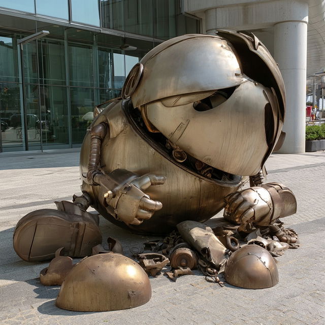 Tom Otterness style, Midjourney V8.2, render 3 of 4
