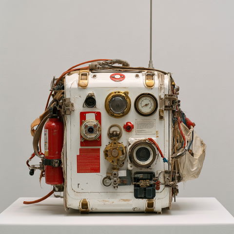 Tom Sachs style (Sculptors), Midjourney V8.2