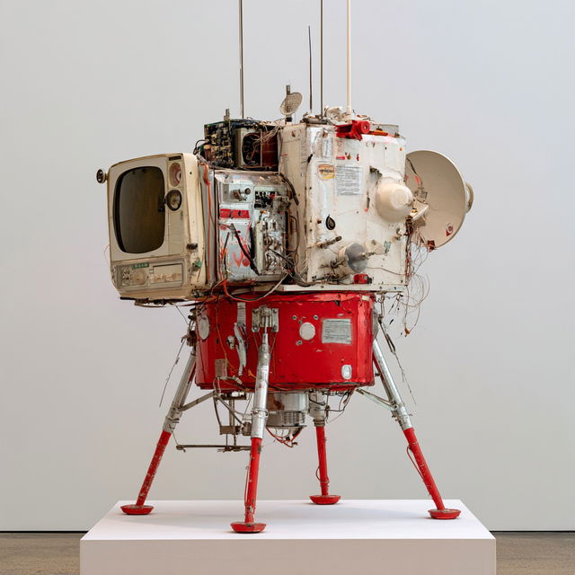 Tom Sachs style, Midjourney V8.2, render 2 of 4