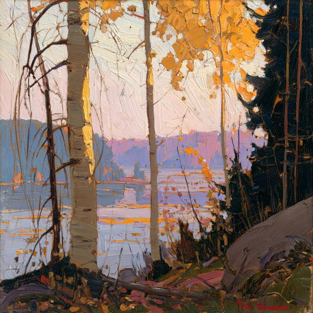 Tom Thomson style, Midjourney V8.2, render 3 of 4