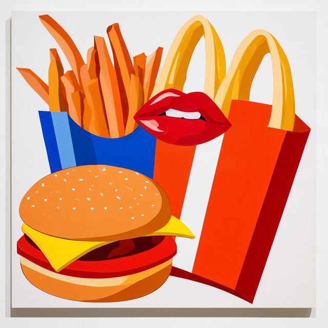 Tom Wesselmann style, Midjourney V8.2, render 2 of 4