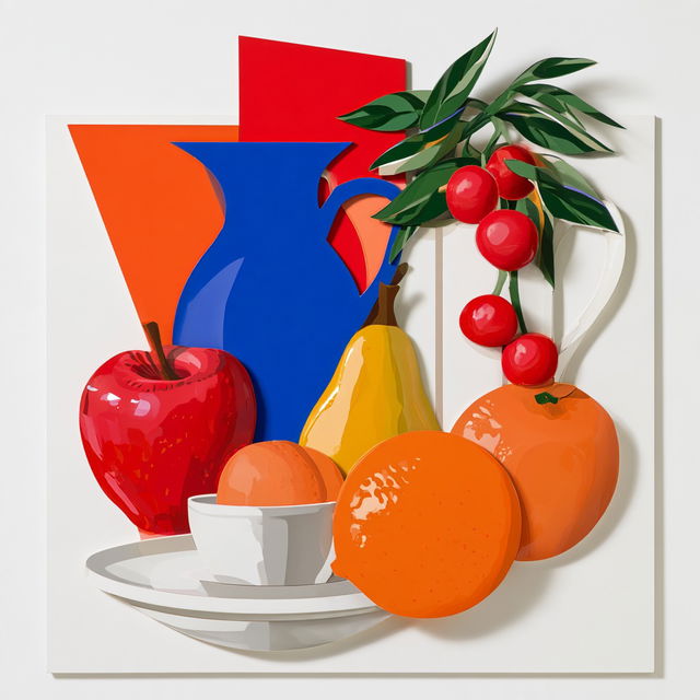 Tom Wesselmann style, Midjourney V8.2, render 4 of 4