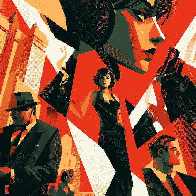 Tom Whalen style, Midjourney V8.2, render 3 of 4