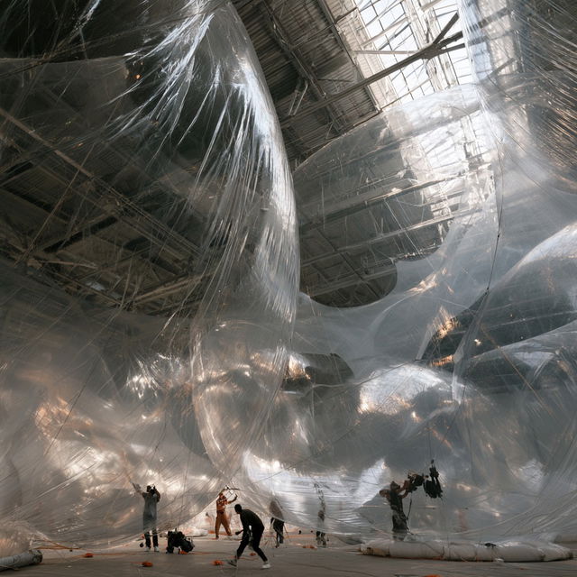 Tomas Saraceno style, Midjourney V8.2, render 2 of 4