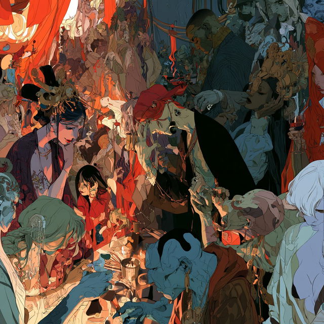 Tomer Hanuka style, Midjourney V8.2, render 2 of 4