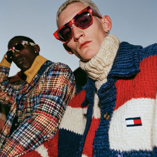 Tommy Hilfiger style, Midjourney V8.2, render 4 of 4