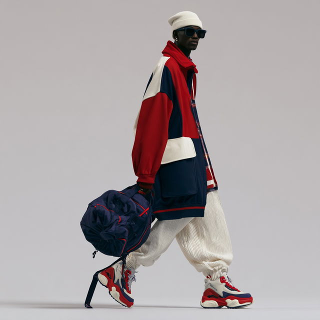 Tommy Hilfiger style, Midjourney V8.2, render 3 of 4