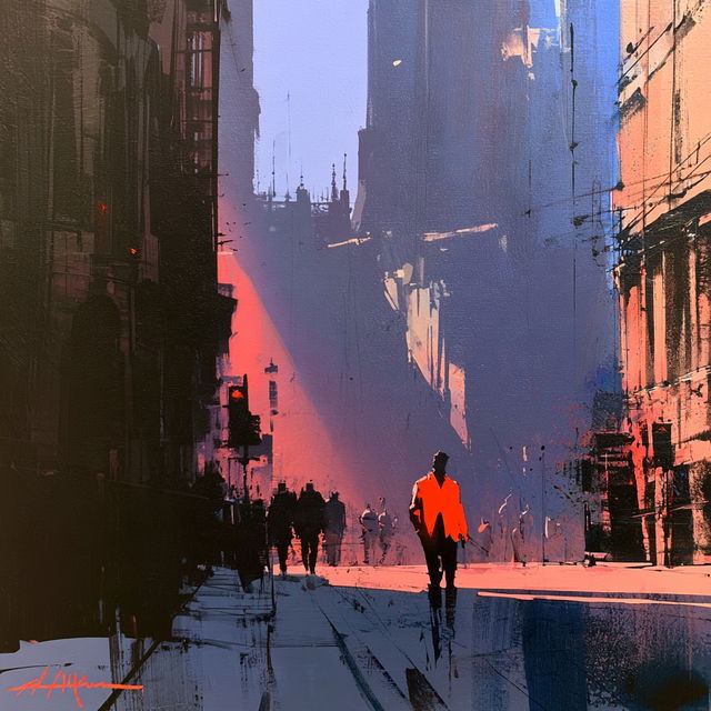 Tony Allain style, Midjourney V8.2, render 1 of 4