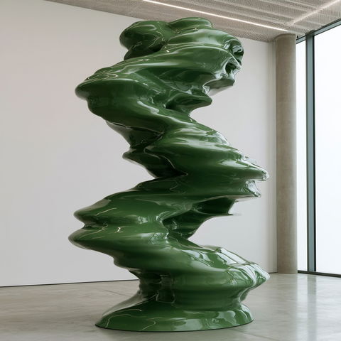 Tony Cragg style (Sculptors), Midjourney V8.2