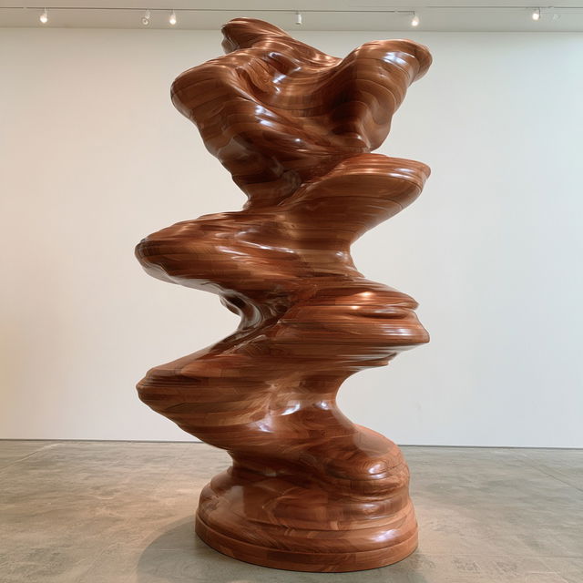 Tony Cragg style, Midjourney V8.2, render 4 of 4