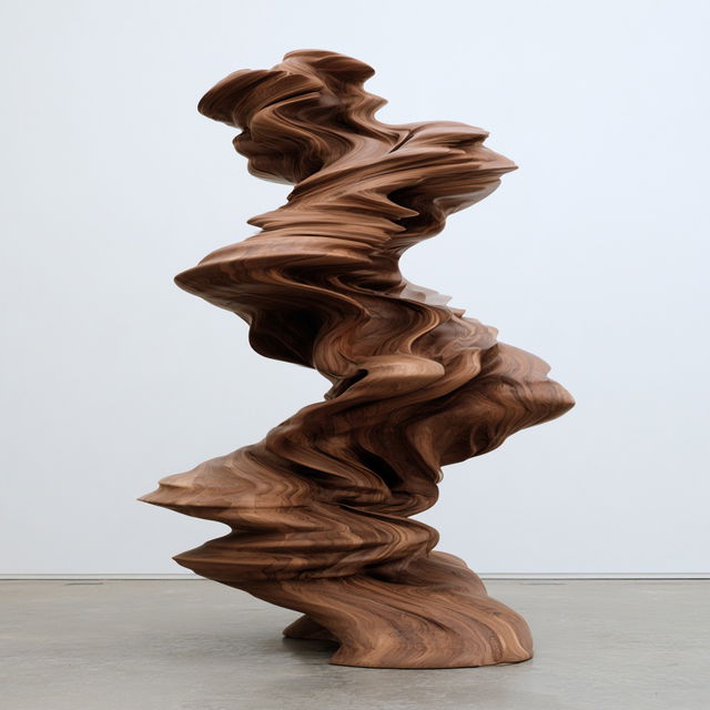 Tony Cragg style, Midjourney V8.2, render 3 of 4