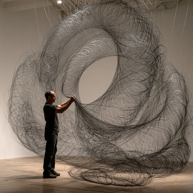 Tony Orrico style, Midjourney V8.2, render 2 of 4