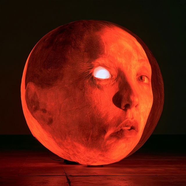 Tony Oursler style, Midjourney V8.2, render 3 of 4