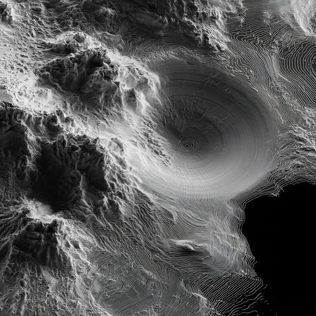 Topology map style, Midjourney V8.2, render 4 of 4