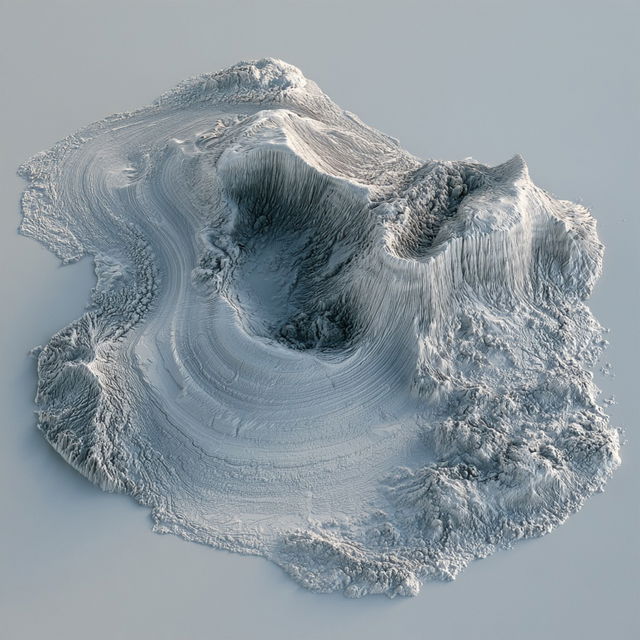 Topology map style, Midjourney V8.2, render 3 of 4