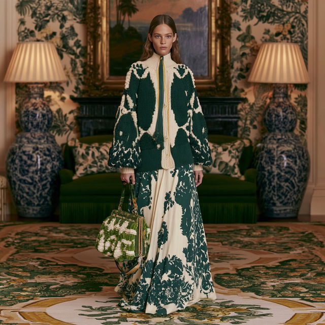 Tory Burch style, Midjourney V8.2, render 3 of 4