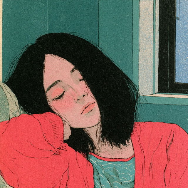 Toshio Saeki style, Midjourney V8.2, render 1 of 4