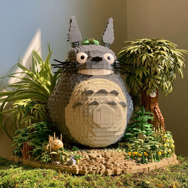 Totoro style, Midjourney V8.2, render 3 of 4
