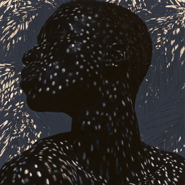 Toyin Ojih Odutola style, Midjourney V8.2, render 2 of 4