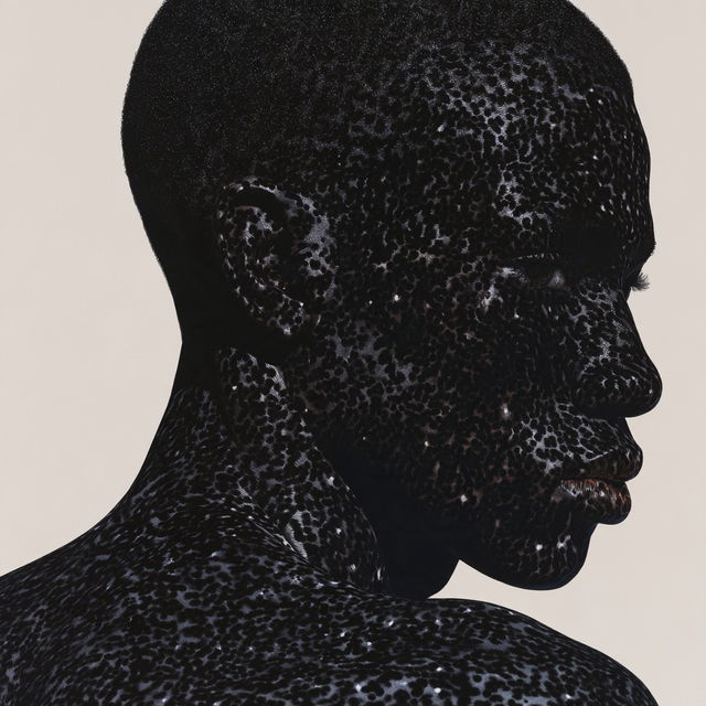 Toyin Ojih Odutola style, Midjourney V8.2, render 3 of 4