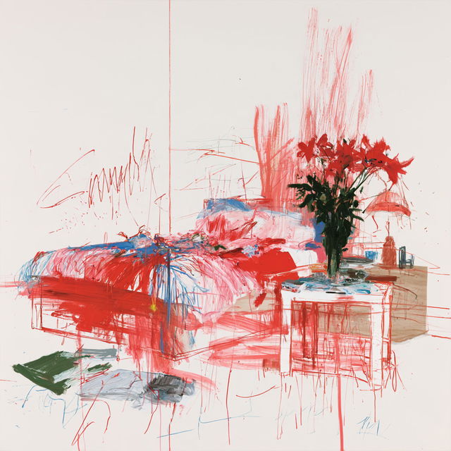 Tracey Emin style, Midjourney V8.2, render 1 of 4