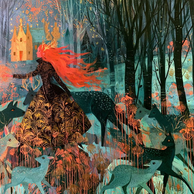 Tracie Grimwood style, Midjourney V8.2, render 4 of 4