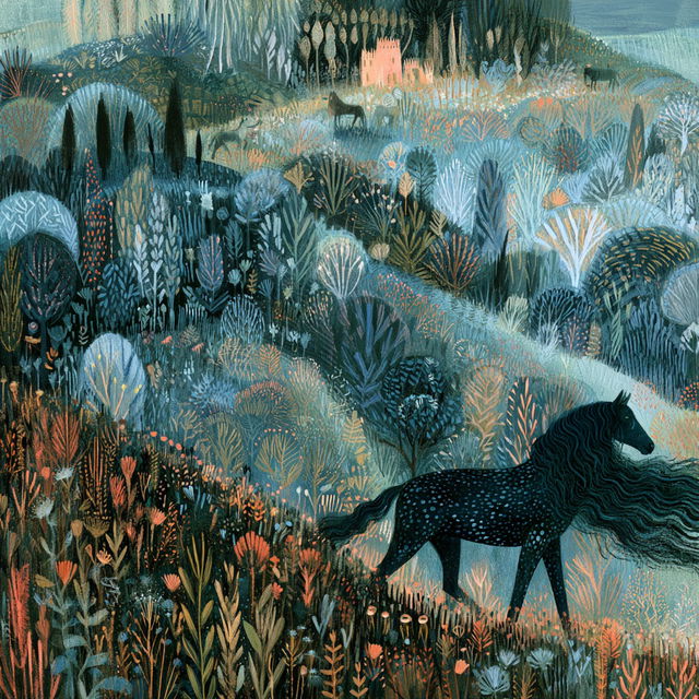 Tracie Grimwood style, Midjourney V8.2, render 3 of 4