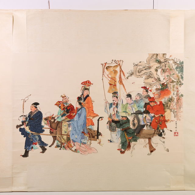 Traditional Scroll Painting style, Midjourney V8.2, render 4 of 4