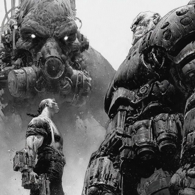 Travis Charest style, Midjourney V8.2, render 3 of 4