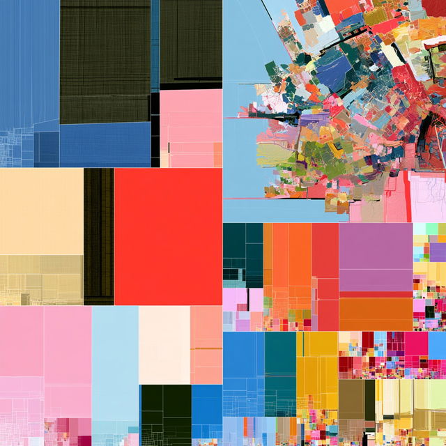 Treemap style, Midjourney V8.2, render 2 of 4