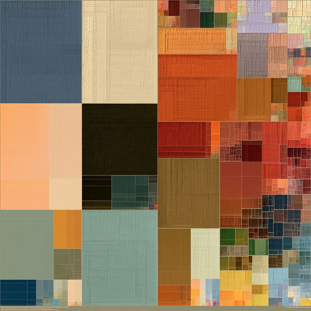 Treemap style, Midjourney V8.2, render 3 of 4