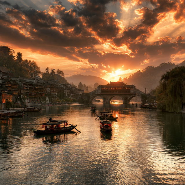 Trey Ratcliff style, Midjourney V8.2, render 3 of 4