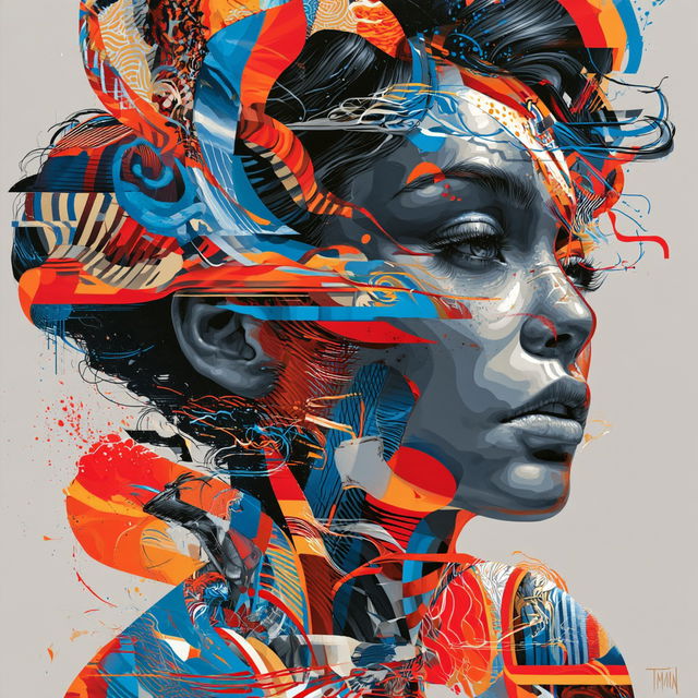 Tristan Eaton style, Midjourney V8.2, render 2 of 4