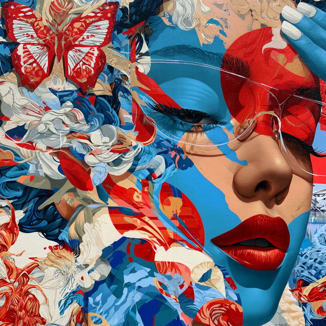 Tristan Eaton style, Midjourney V8.2, render 3 of 4
