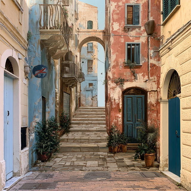 Trompe l'oeil style, Midjourney V8.2, render 2 of 4