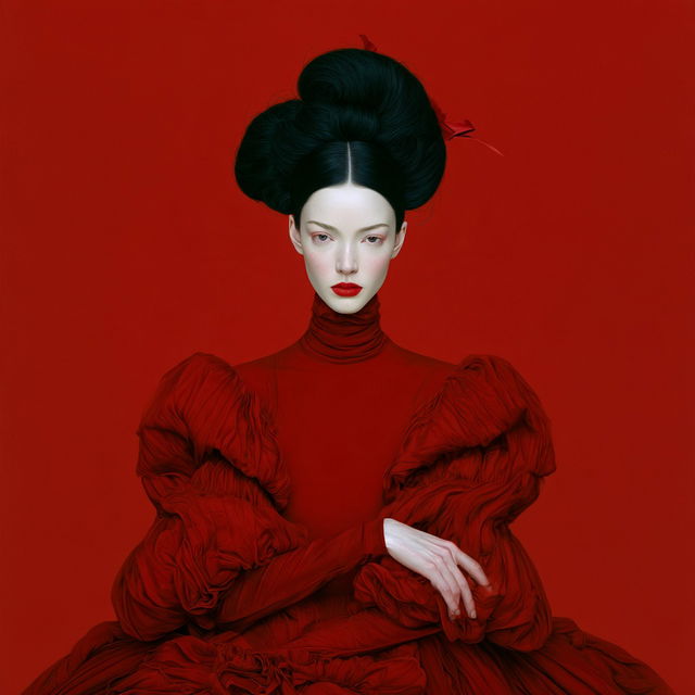 Troy Brooks style, Midjourney V8.2, render 4 of 4