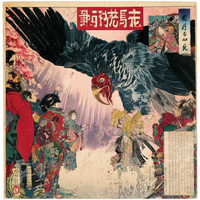 Tsukioka Yoshitoshi style, Midjourney V8.2, render 4 of 4