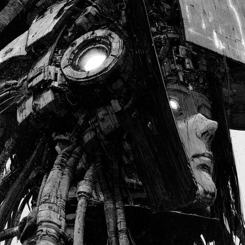 Tsutomu Nihei style (Illustrators), Midjourney V8.2