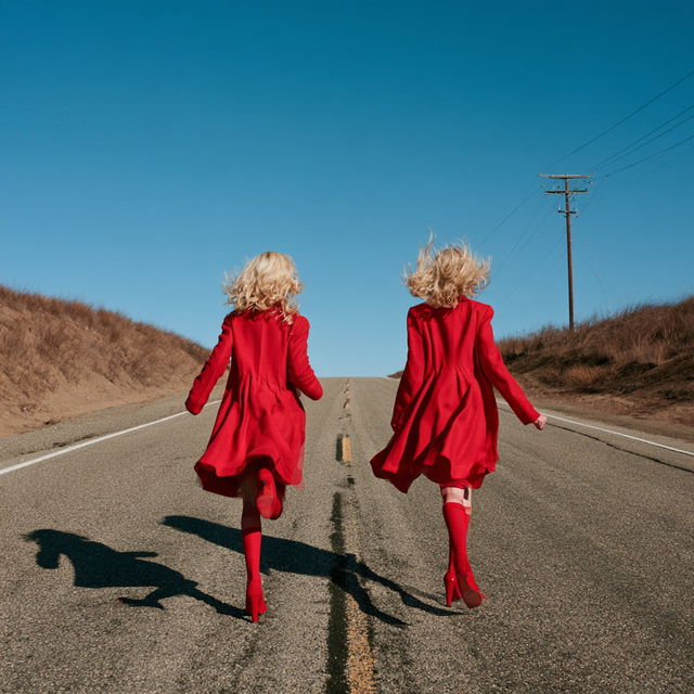 Tyler Shields style, Midjourney V8.2, render 2 of 4